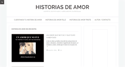 Desktop Screenshot of historiasdeamor.es