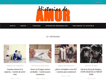 Tablet Screenshot of historiasdeamor.info